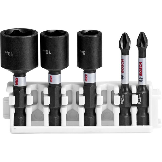 Комплект із 5 насадок Impact Control BOSCH для загвинчування, фото  | SNABZHENIE.com.ua