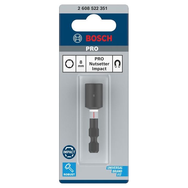 Торцевой ключ с контролем ударной функции, 1 шт. BOSCH, фото  | SNABZHENIE.com.ua