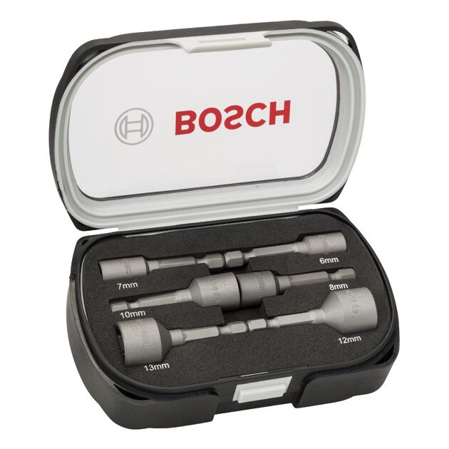 Набор торцевых ключей BOSCH, 6 шт., 6-13 мм, фото  | SNABZHENIE.com.ua