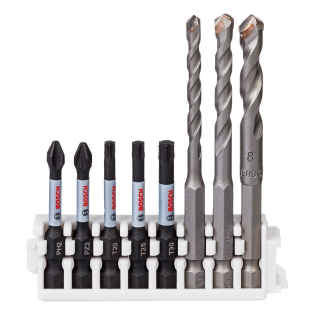 Hex-9 Ceramic 5/6/8 мм; свердло Impact Power 50 мм, PH2, PZ2, T20, T25, T30 BOSCH, фото  | SNABZHENIE.com.ua