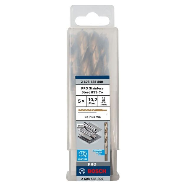 Сверло по металлу HSS-Co, DIN 338, 10,2 мм, BOSCH, фото  | SNABZHENIE.com.ua