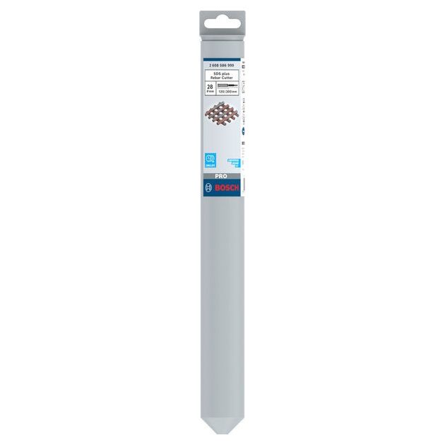 Резак для арматуры с четырьмя режущими кромками, SDS plus, 28 x 120 x 300 мм BOSCH, фото  | SNABZHENIE.com.ua