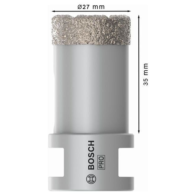 Алмазные сверла Dry Speed для керам. 27 x 35 мм BOSCH, фото  | SNABZHENIE.com.ua