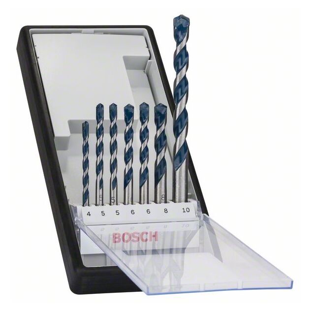 Набор из 7 свердел по бетону BOSCH Robust Line, 4–10 мм, фото  | SNABZHENIE.com.ua