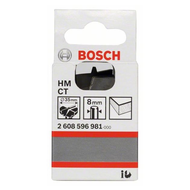 Свердло для отворів під завіски з твердосплавного металу 35 x 56 мм, d 8 мм BOSCH, фото , изображение 2 | SNABZHENIE.com.ua
