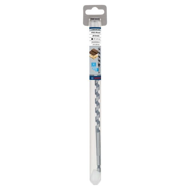 Сверла по дереву, шестигранный хвостовик 8 x 170 мм, d 6,35 мм BOSCH, фото  | SNABZHENIE.com.ua