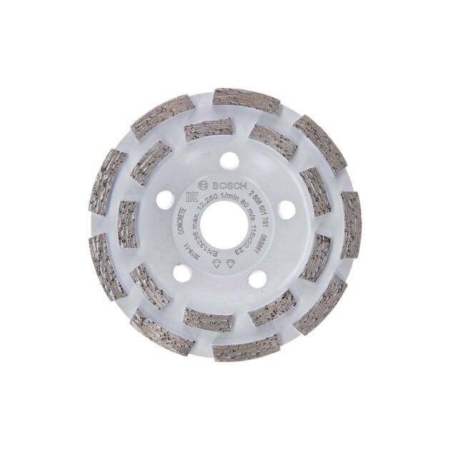 Алмазний чашковий шліфувальний круг Expert for Concrete Long Life 115 x 22,23 x 5 мм BOSCH, фото  | SNABZHENIE.com.ua