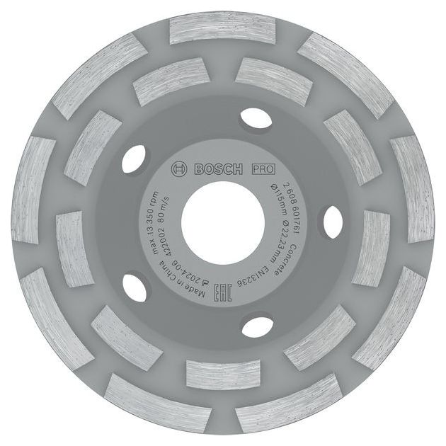 Алмазний чашковий шліфувальний круг Expert for Concrete Long Life 115 x 22,23 x 5 мм BOSCH, фото  | SNABZHENIE.com.ua