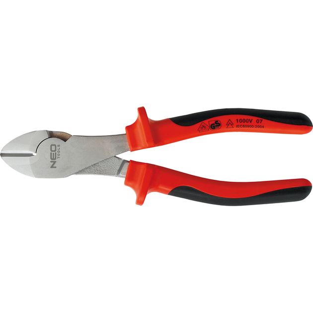Кусачки боковые диэлектрические 180 мм, 1000 В, NEO tools, фото  | SNABZHENIE.com.ua