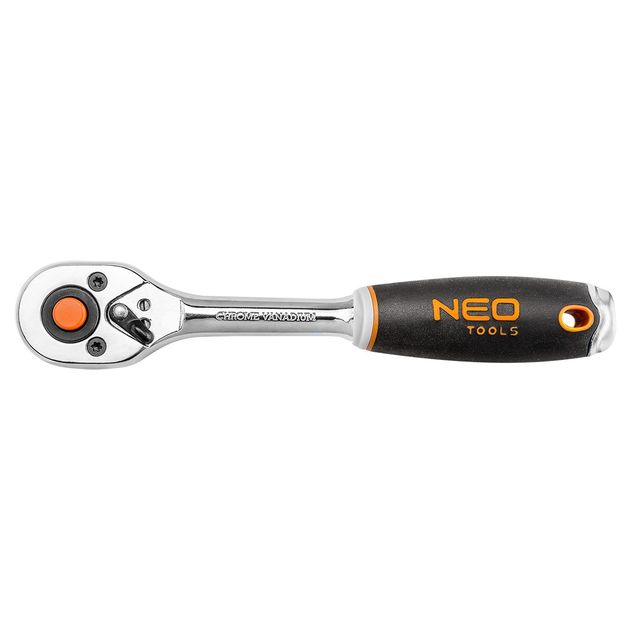 Ключ трещоточный 1/4" NEO 135 мм (08-500), фото  | SNABZHENIE.com.ua