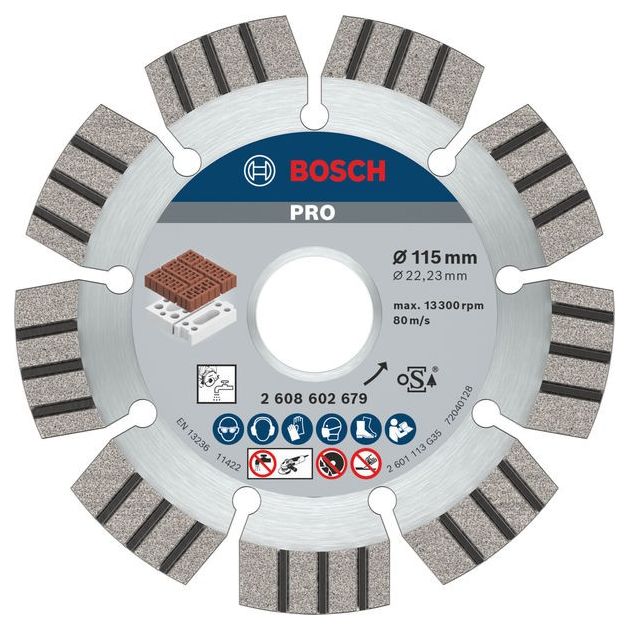 Алмазний відрізний диск Best for Abrasive 115 x 22,23 x 2,2 x 12 мм BOSCH, фото  | SNABZHENIE.com.ua