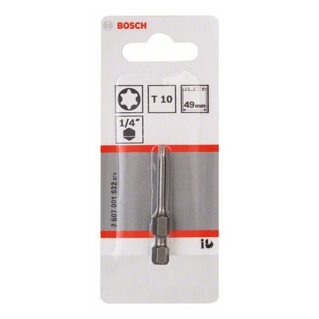Насадка для загвинчування Extra-Hart T10, 49 мм BOSCH, фото , зображення 2 | SNABZHENIE.com.ua
