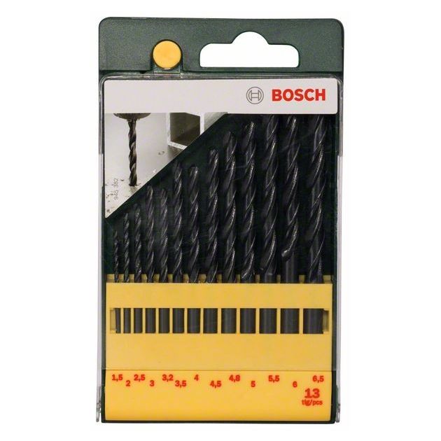 Набор сверел по металлу R, 13 шт. BOSCH из быстрорезовой стали, фото , изображение 2 | SNABZHENIE.com.ua Набор сверел по металлу R, 13 шт. BOSCH из быстрорезовой стали, фото , изображение 2 | SNABZHENIE.com.ua
