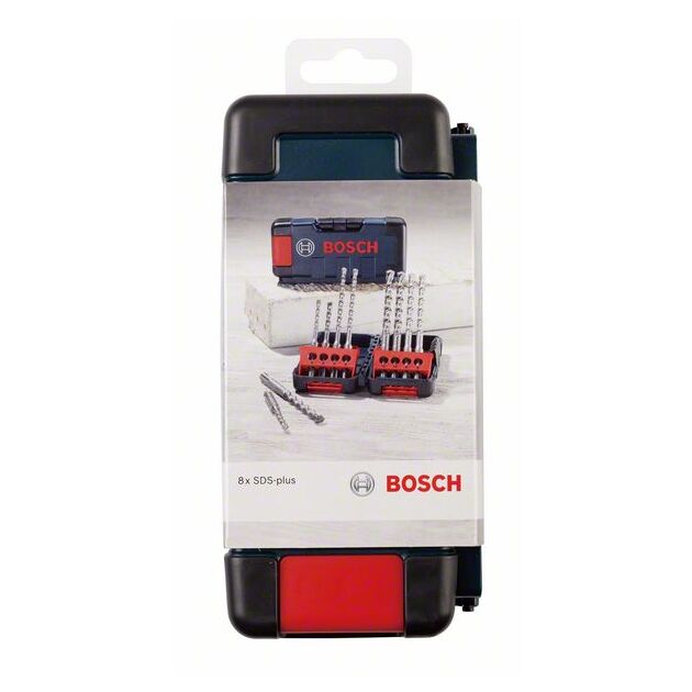Набор из 8 ударных свердловин SDS plus-3, Tough Box, 6–10 мм BOSCH, фото , изображение 2 | SNABZHENIE.com.ua