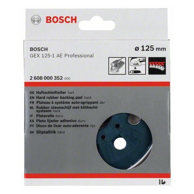 Шлифовальная платформа твердая, 125 мм BOSCH, фото , изображение 2 | SNABZHENIE.com.ua Шлифовальная платформа твердая, 125 мм BOSCH, фото , изображение 2 | SNABZHENIE.com.ua