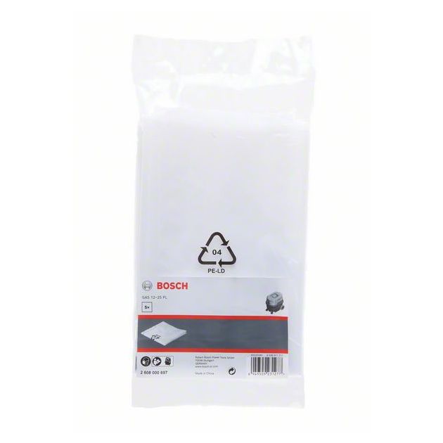 Одноразовий пакет, 20 л, поліетилен (5 шт.) для GAS 12–25 PL BOSCH, фото , зображення 2 | SNABZHENIE.com.ua