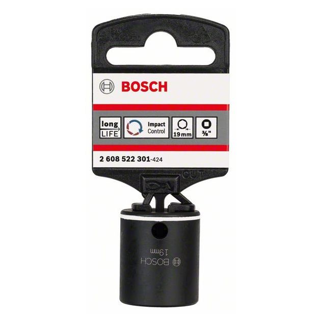 Торцеві ключі SW 19 мм; M12; L 30 мм BOSCH, фото , зображення 2 | SNABZHENIE.com.ua