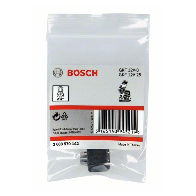 Затискна цанга 1/4'' з гайкою BOSCH, фото , зображення 2 | SNABZHENIE.com.ua Затискна цанга 1/4'' з гайкою BOSCH, фото , зображення 2 | SNABZHENIE.com.ua