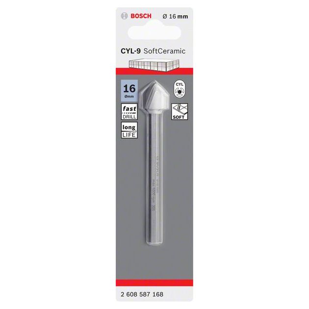 Сверло для плитки Bosch CYL-9 Ceramic 16x90 мм, фото , изображение 2 | SNABZHENIE.com.ua Сверло для плитки Bosch CYL-9 Ceramic 16x90 мм, фото , изображение 2 | SNABZHENIE.com.ua