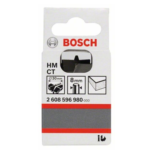 Свердло для отворів під завіски 30x56 мм, d 8 мм, BOSCH, фото , изображение 2 | SNABZHENIE.com.ua