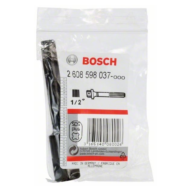 Переходник SDS plus на внешнюю четырёхгранную насадку 1/2 BOSCH, фото , изображение 2 | SNABZHENIE.com.ua Переходник SDS plus на внешнюю четырёхгранную насадку 1/2 BOSCH, фото , изображение 2 | SNABZHENIE.com.ua