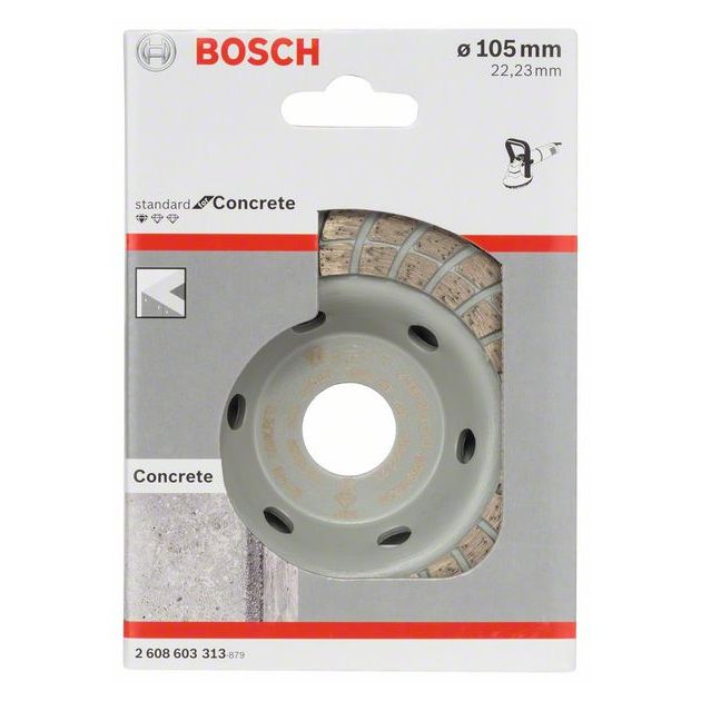 Алмазный диск Turbo для бетона 105 x 22,23 x 3 мм BOSCH, фото , изображение 2 | SNABZHENIE.com.ua Алмазный диск Turbo для бетона 105 x 22,23 x 3 мм BOSCH, фото , изображение 2 | SNABZHENIE.com.ua