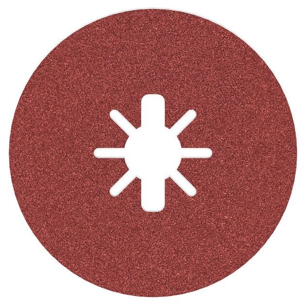 Волокнистый шлифовальный круг X-LOCK, 115 мм, G120, для металла и нержавейки BOSCH, фото  | SNABZHENIE.com.ua