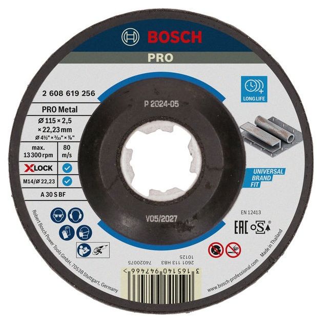 Диск отрезной X-LOCK Expert for Metal 115 x 2,5 x 22,23, для резки, фото  | SNABZHENIE.com.ua