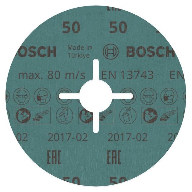 Шлифовальный круг R780 на фибровой основе 125 мм, G50 BOSCH, фото  | SNABZHENIE.com.ua