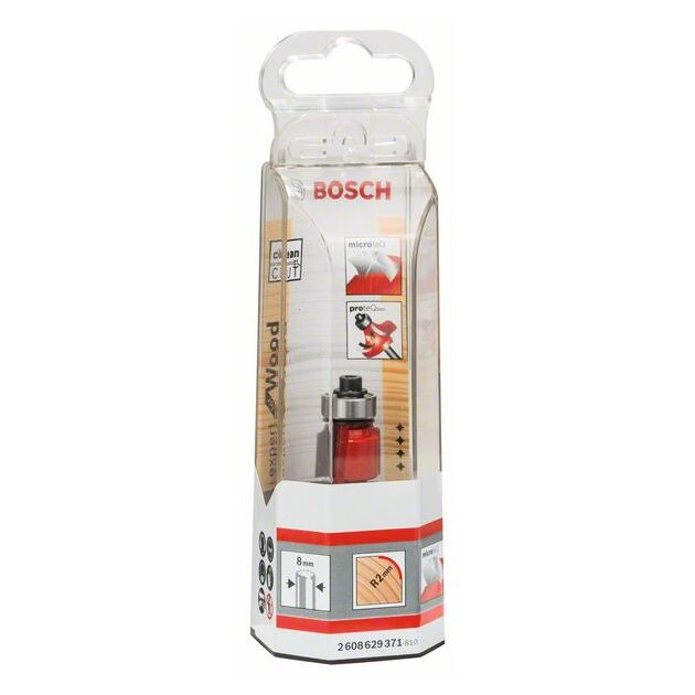 Карнизна фреза Expert for Wood, 8 мм, D 16,7 мм, R1 2 мм, L 12,7 мм, G 55 мм BOSCH, фото , зображення 2 | SNABZHENIE.com.ua Карнизна фреза Expert for Wood, 8 мм, D 16,7 мм, R1 2 мм, L 12,7 мм, G 55 мм BOSCH, фото , зображення 2 | SNABZHENIE.com.ua