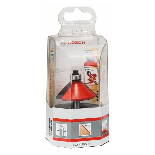 Фреза Фасковая Expert for Wood, 8 мм, D 44 мм, L 18,5 мм, G 61 мм BOSCH, фото , изображение 2 | SNABZHENIE.com.ua