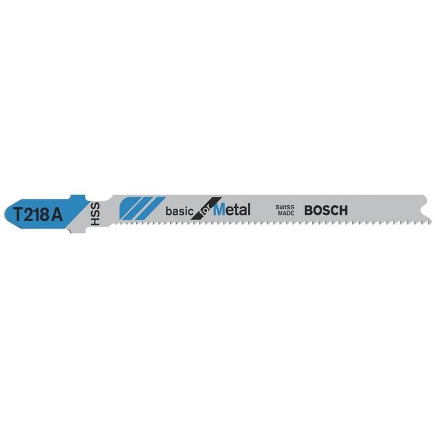 Пилка лобзиковая T 218 A Basic для металла BOSCH, фото  | SNABZHENIE.com.ua