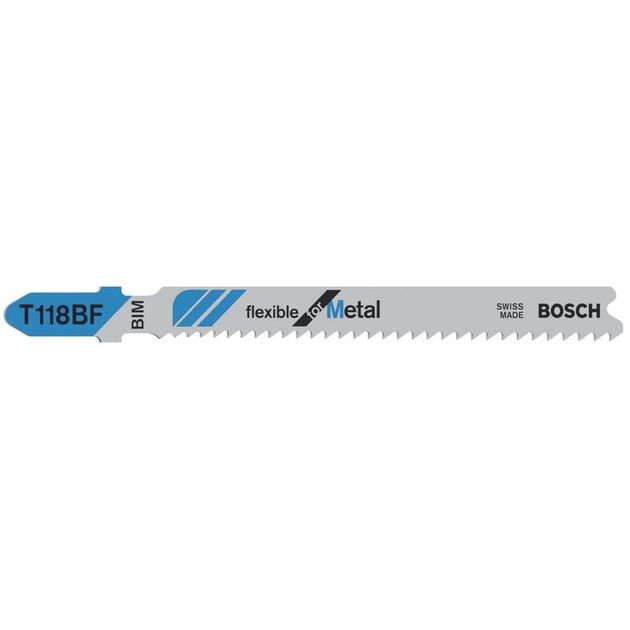 Лобзиковая пилка Bosch T 118 BF Flexible для металла, фото  | SNABZHENIE.com.ua