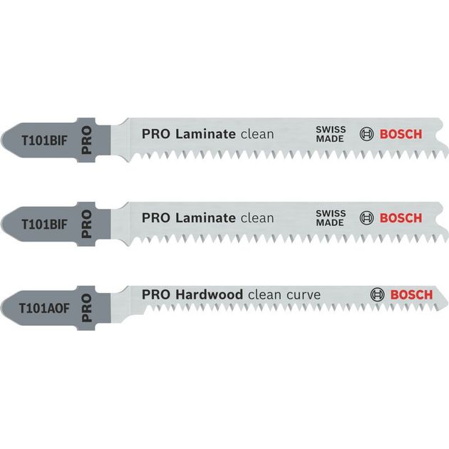 Набор из 3 полотен для лобзиков BOSCH T 101 BIF и T 101 AOF, фото  | SNABZHENIE.com.ua