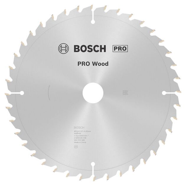 Пильный диск BOSCH Optiline Wood 254 x 30 x 2,0 мм, 40 зубьев, фото  | SNABZHENIE.com.ua
