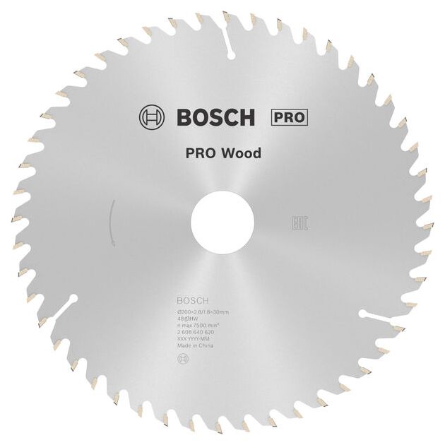 Пильный диск «Optiline Wood» 200 x 30 мм, 48 зубьев, BOSCH, фото  | SNABZHENIE.com.ua