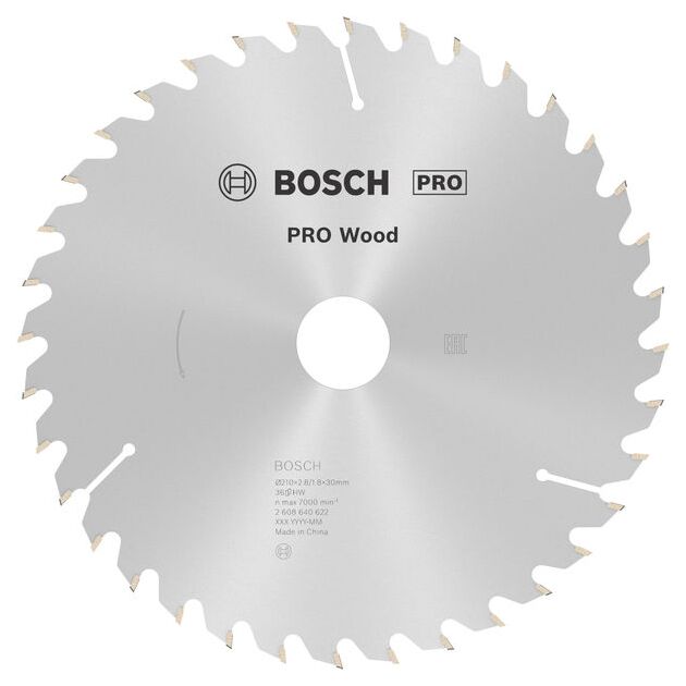 Пильный диск BOSCH Optiline Wood 210 x 30 x 2,8 мм, 36 зубьев, фото  | SNABZHENIE.com.ua