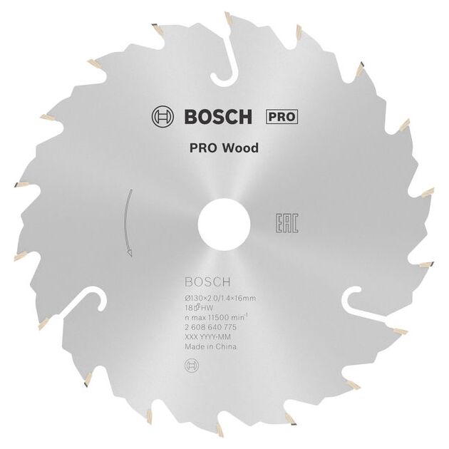 Пильный диск Bosch Speedline Wood 130 x 16 x 2,0 мм, 18 зубьев, фото  | SNABZHENIE.com.ua
