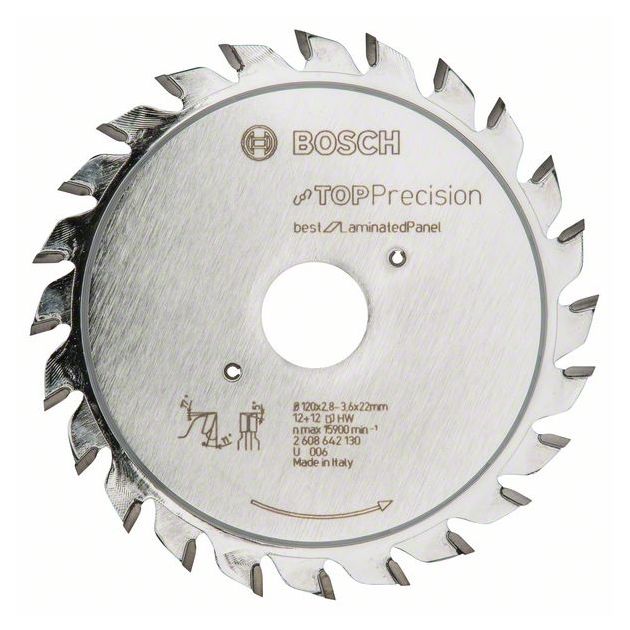Диск предварительной насечки Top Precision 120x22x2,8-3,6 мм, BOSCH, фото  | SNABZHENIE.com.ua