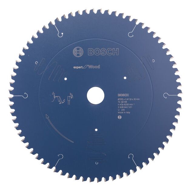 Пильний диск Expert for Wood 305 x 30 x 2,4 мм, 72 BOSCH, фото  | SNABZHENIE.com.ua