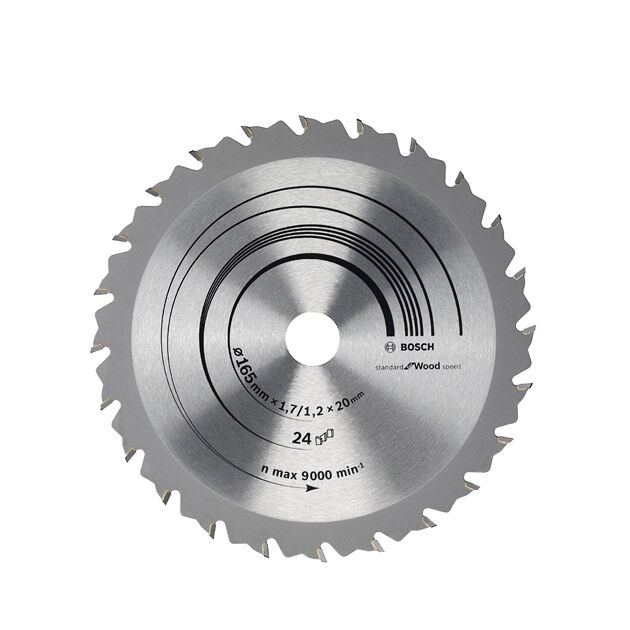 Пильный диск «Speedline Wood» 165 x 20/16 мм, 24 зуба, BOSCH, фото  | SNABZHENIE.com.ua