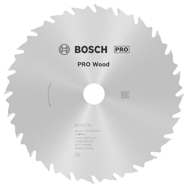 Пильный диск «Speedline Wood» 165 x 20/16 мм, 24 зуба, BOSCH, фото  | SNABZHENIE.com.ua