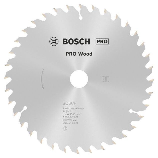Пильный диск BOSCH «Optiline Wood» 165 x 20/16 мм, 36 зубьев, фото  | SNABZHENIE.com.ua