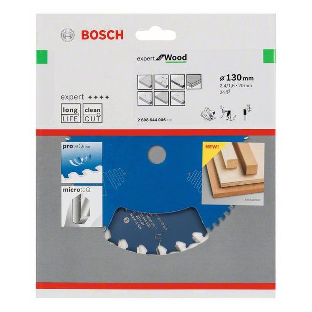 Пильный диск BOSCH Expert for Wood 130 мм, 24 зуба, фото , изображение 2 | SNABZHENIE.com.ua Пильный диск BOSCH Expert for Wood 130 мм, 24 зуба, фото , изображение 2 | SNABZHENIE.com.ua