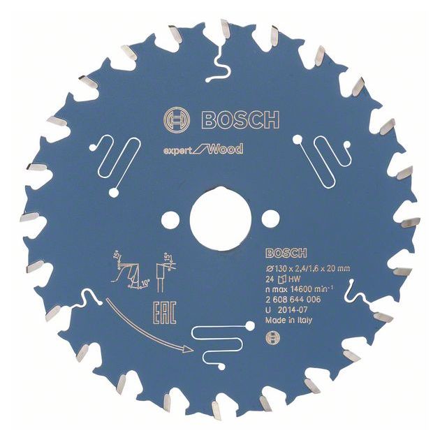 Пильный диск BOSCH Expert for Wood 130 мм, 24 зуба, фото  | SNABZHENIE.com.ua