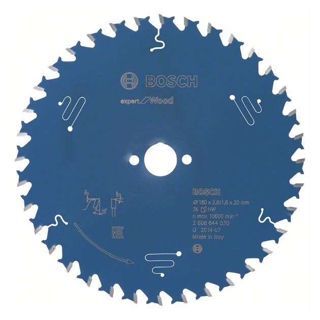 Пильный диск Expert for Wood 180 мм, 36 зубьев BOSCH, фото  | SNABZHENIE.com.ua
