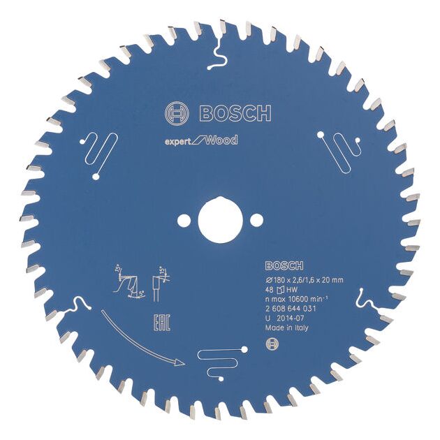 Пильний диск Expert for Wood 180 x 20 x 2,6 мм, 48 BOSCH, фото  | SNABZHENIE.com.ua
