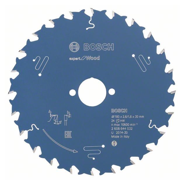 Пильный диск Expert for Wood 180 мм, 24 зуба, BOSCH, фото  | SNABZHENIE.com.ua
