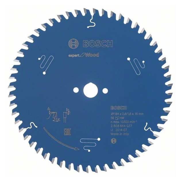Пильний диск Expert for Wood 184 x 16 x 2,6 мм, 56 BOSCH, фото  | SNABZHENIE.com.ua
