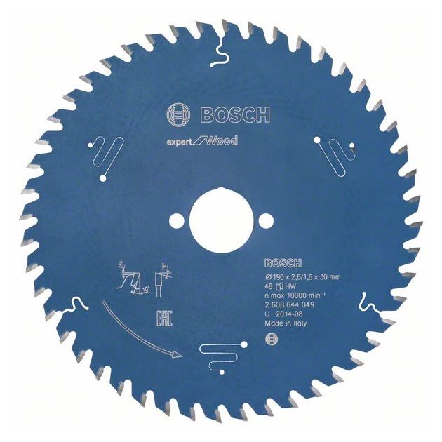 Пильный диск Expert for Wood 190 мм, 48 зубьев, BOSCH, фото  | SNABZHENIE.com.ua